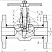 Клапан запорный Dn32 Pn100 фланцевый 09Г2С 15лс68нж