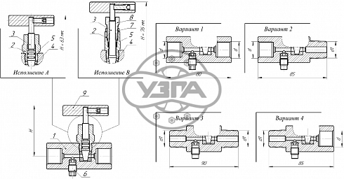 Вентиль ВПЭМ цапковый Dn5 Pn350 Ст. 20