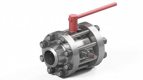 Кран шаровой дросселирующий (КШД) Dn65 Pn210 Ст. 09Г2С